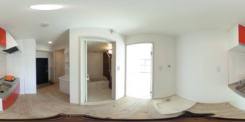 パノラマ画像キッチン