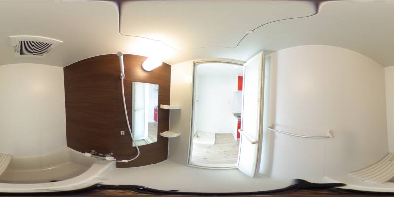 パノラマ画像バスルーム