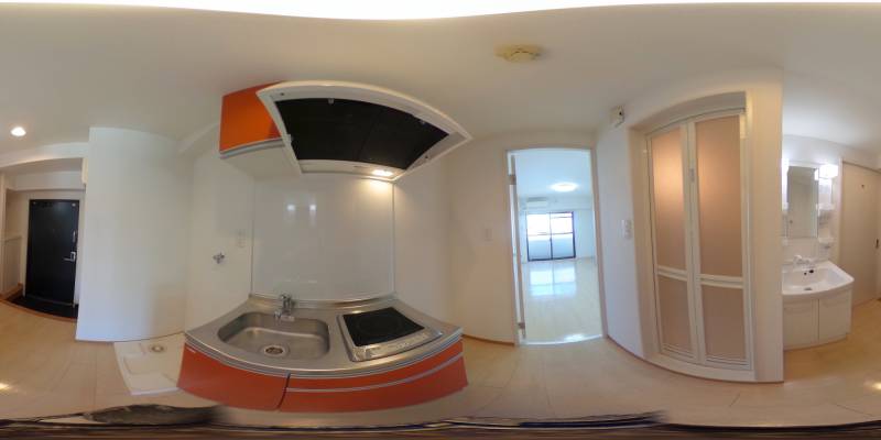 パノラマ画像キッチン