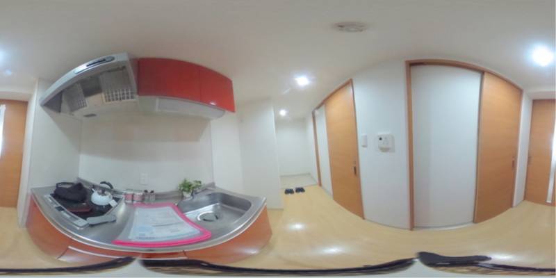 パノラマ画像キッチン