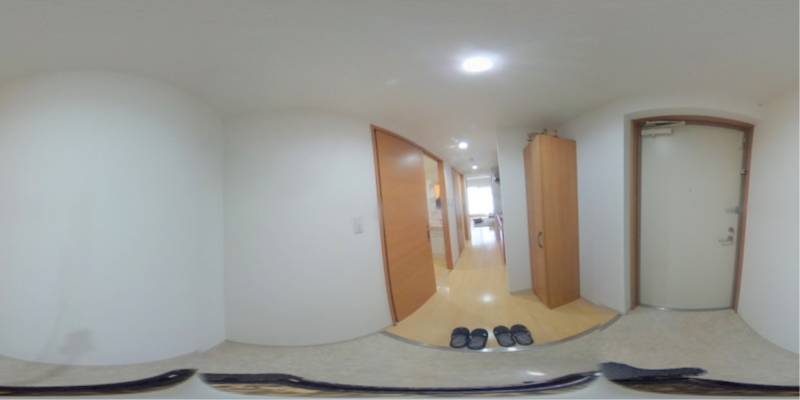 パノラマ画像玄関