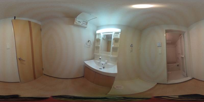 パノラマ画像洗面所