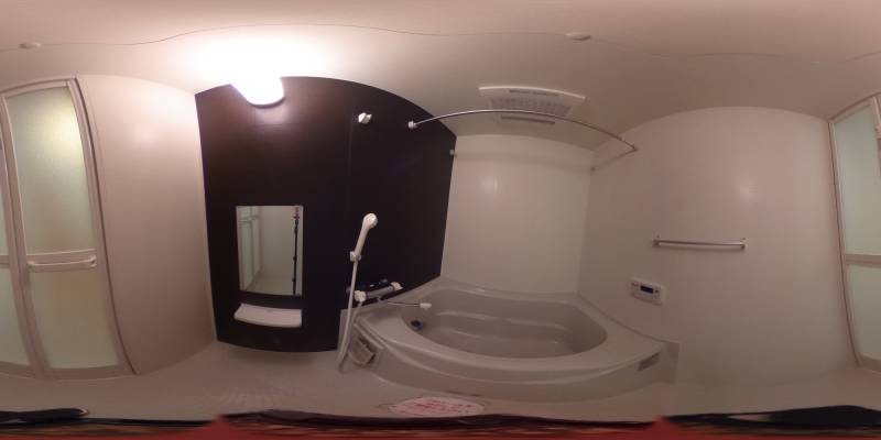 パノラマ画像バスルーム