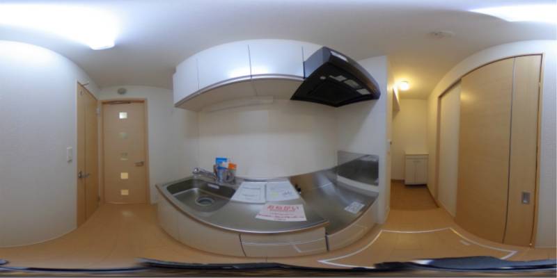 パノラマ画像キッチン