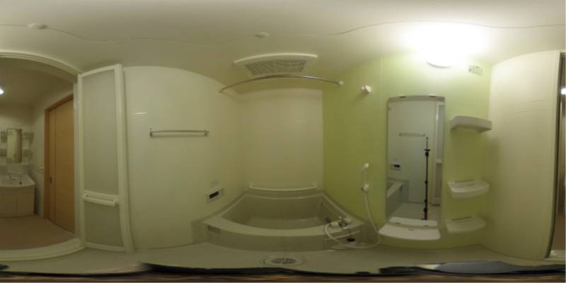パノラマ画像バスルーム