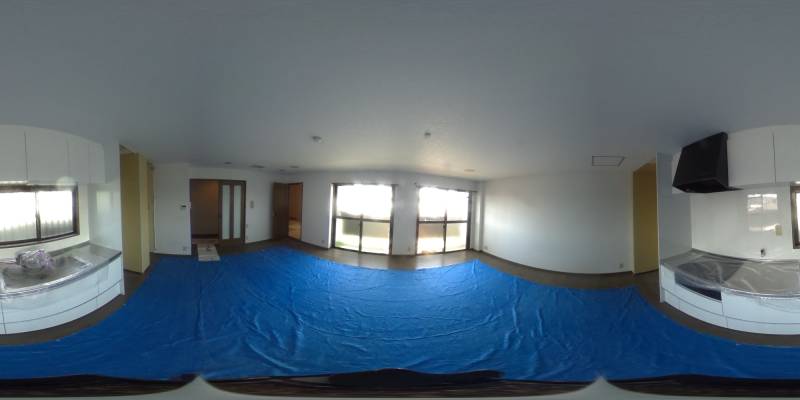 パノラマ画像キッチン