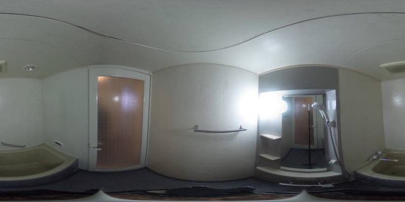パノラマ画像バスルーム