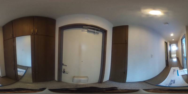 パノラマ画像玄関