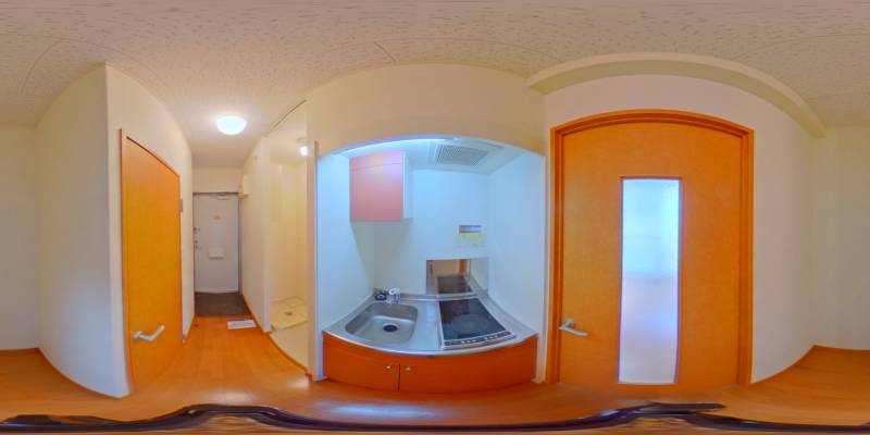 パノラマ画像キッチン