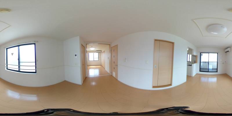 パノラマ画像洋室