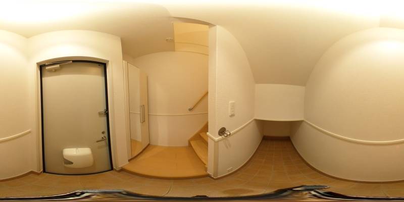 パノラマ画像玄関