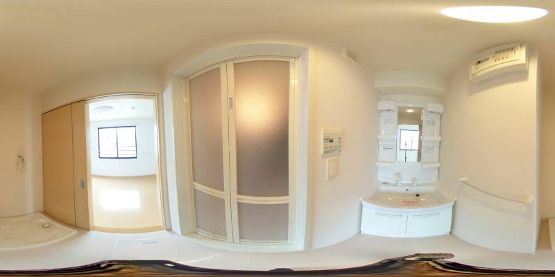 パノラマ画像洗面所