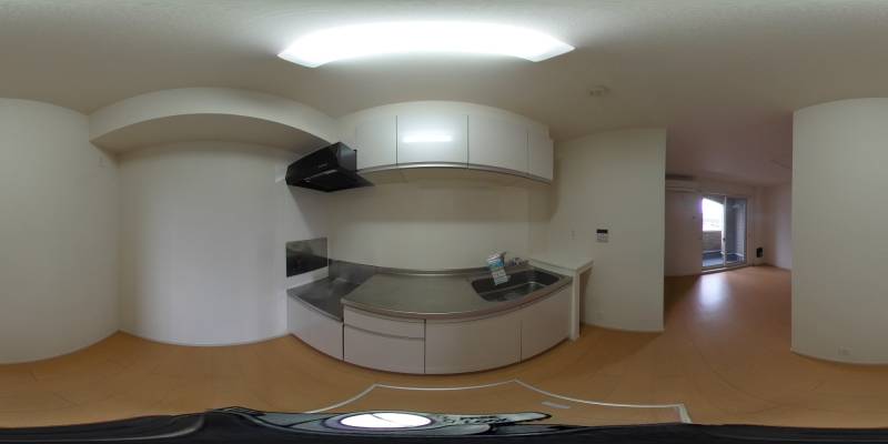 パノラマ画像キッチン