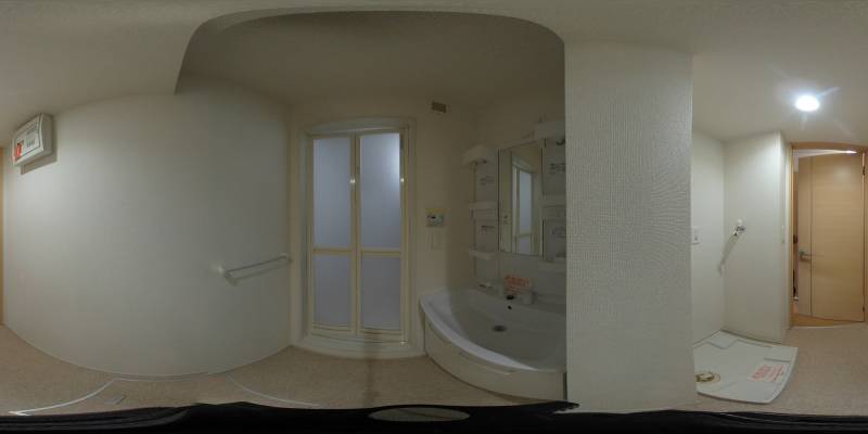 パノラマ画像洗面所