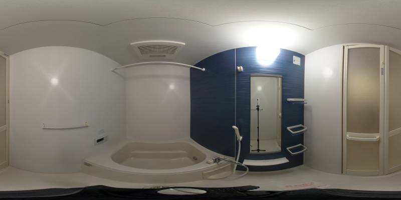 パノラマ画像バスルーム