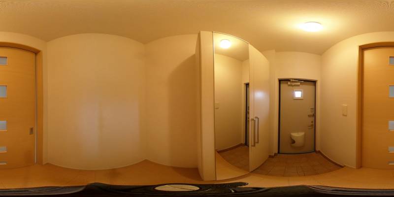 パノラマ画像玄関