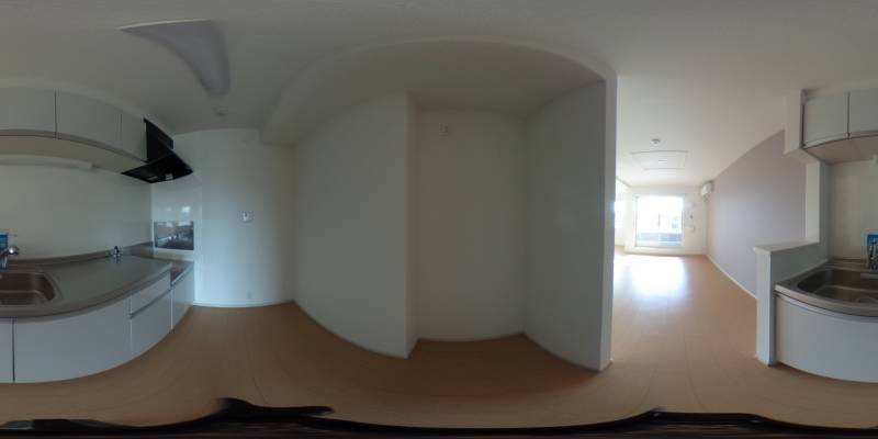 パノラマ画像キッチン