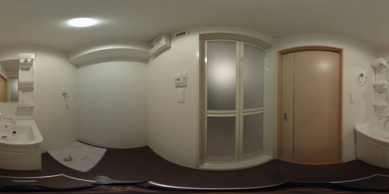 パノラマ画像洗面所