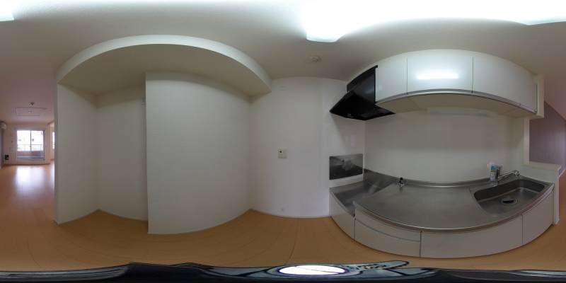 パノラマ画像キッチン