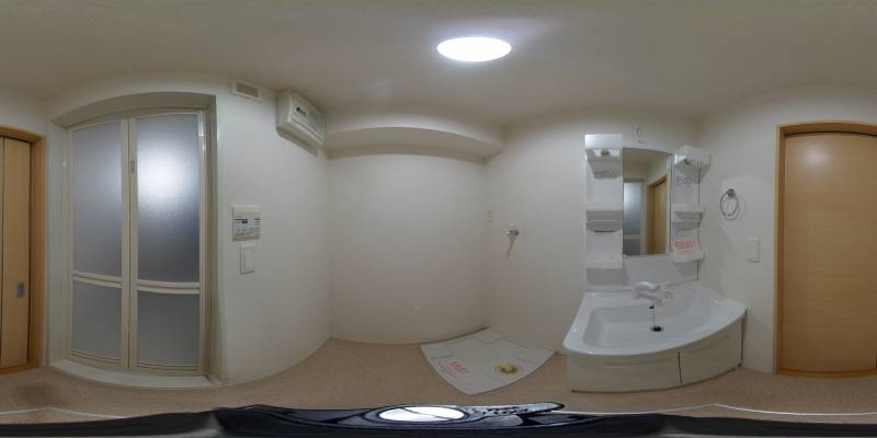 パノラマ画像洗面所
