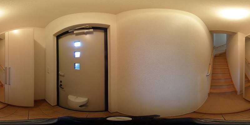 パノラマ画像玄関