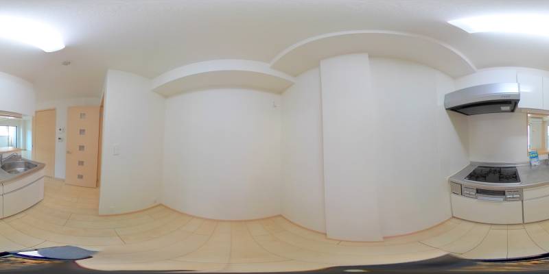 パノラマ画像キッチン