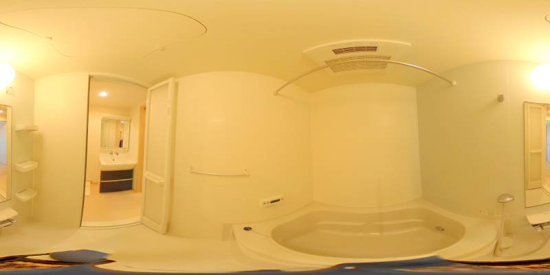 パノラマ画像バスルーム