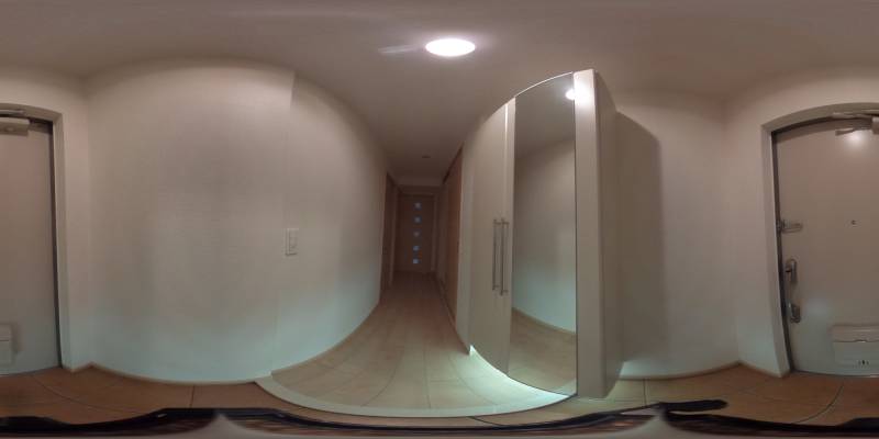 パノラマ画像玄関