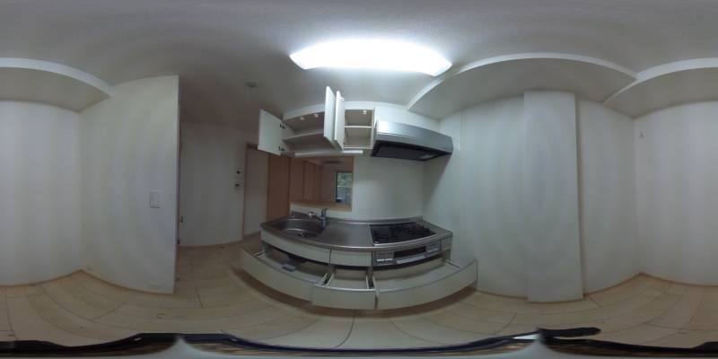 パノラマ画像キッチン