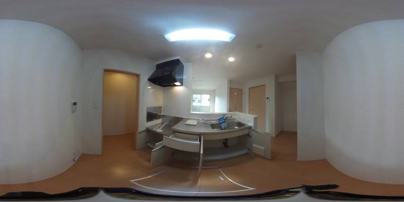 パノラマ画像キッチン