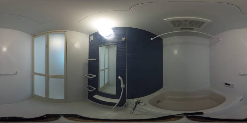 パノラマ画像バスルーム