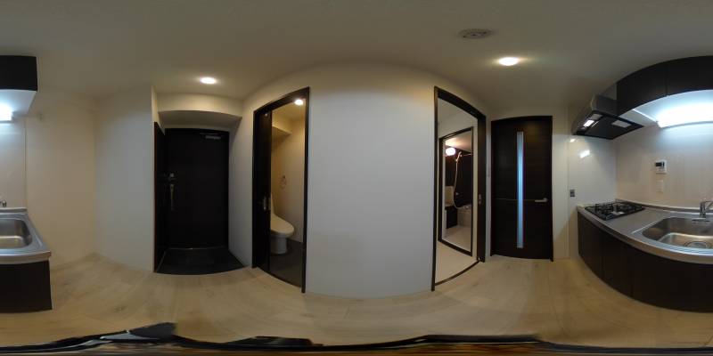 パノラマ画像キッチン