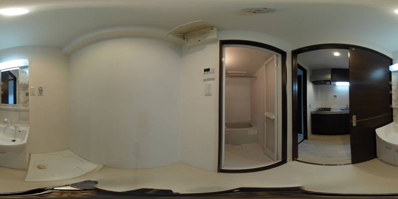 パノラマ画像バスルーム