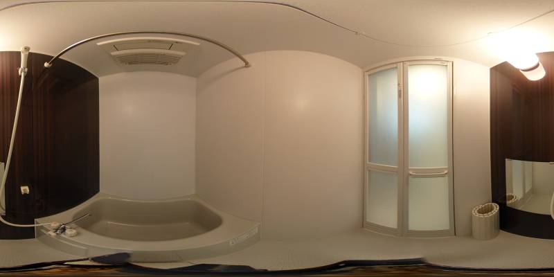 パノラマ画像バスルーム