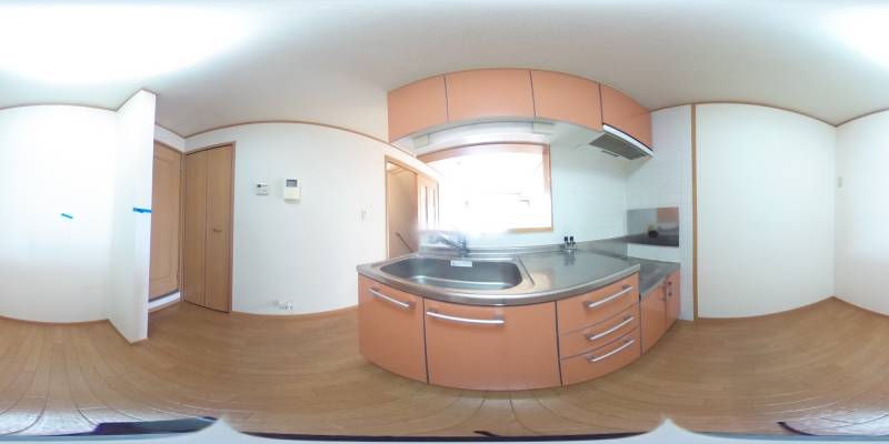 パノラマ画像キッチン