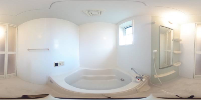 パノラマ画像バスルーム