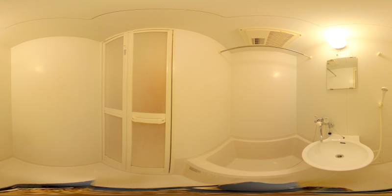 パノラマ画像バスルーム