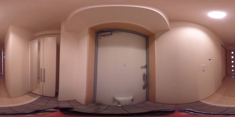 パノラマ画像玄関