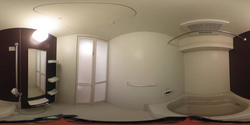 パノラマ画像バスルーム
