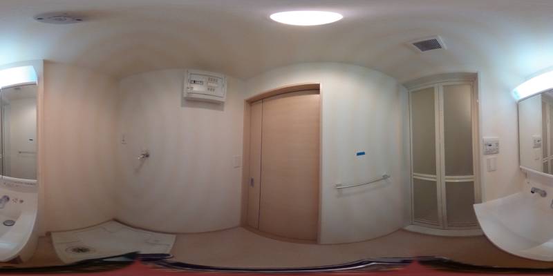 パノラマ画像洗面所