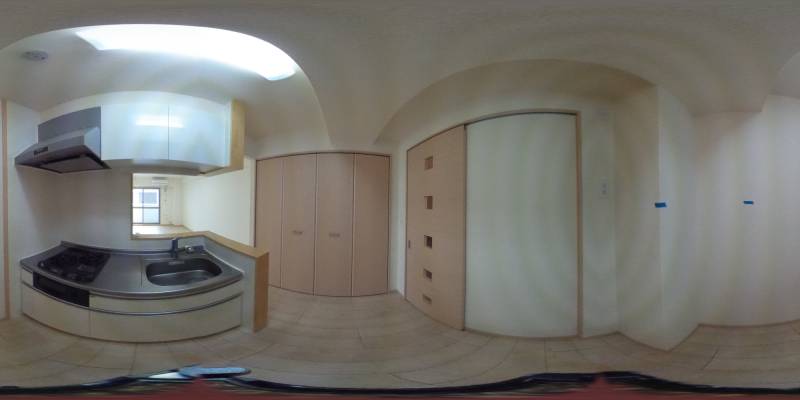 パノラマ画像キッチン