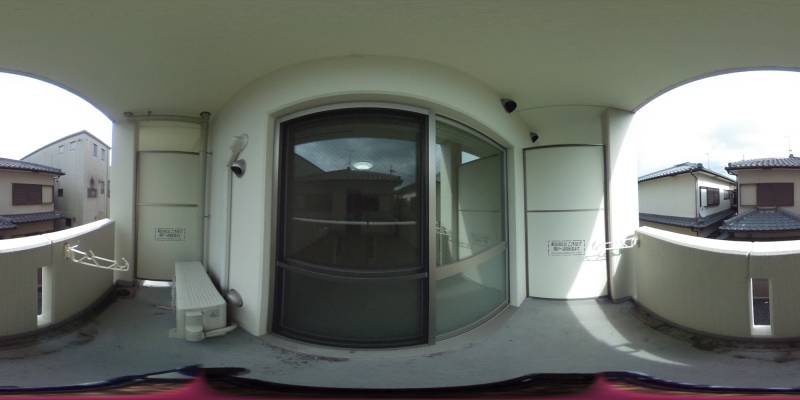 パノラマ画像バルコニー