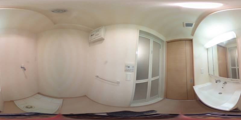 パノラマ画像洗面所