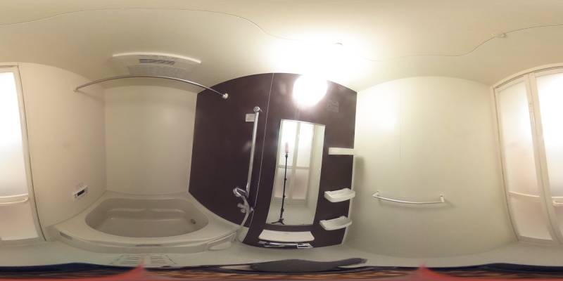 パノラマ画像バスルーム