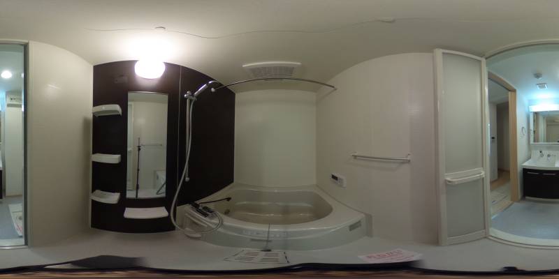 パノラマ画像バスルーム