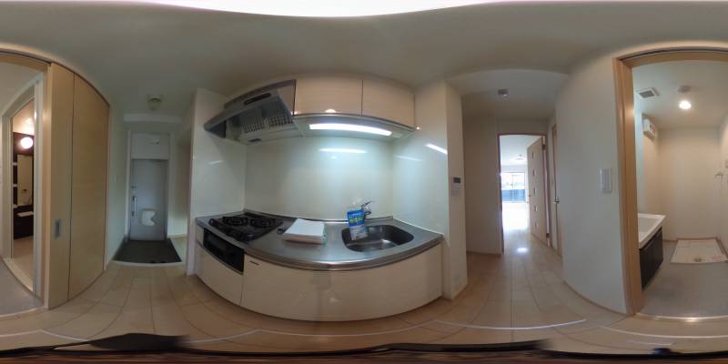 パノラマ画像キッチン