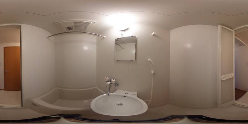 パノラマ画像バスルーム