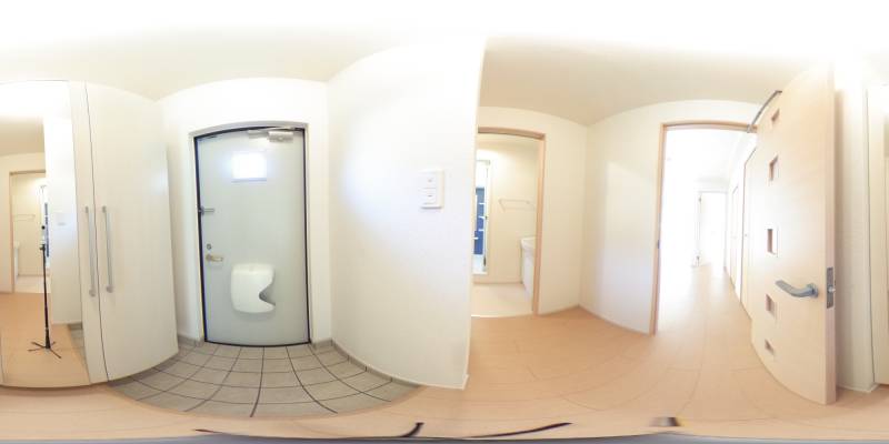 パノラマ画像玄関