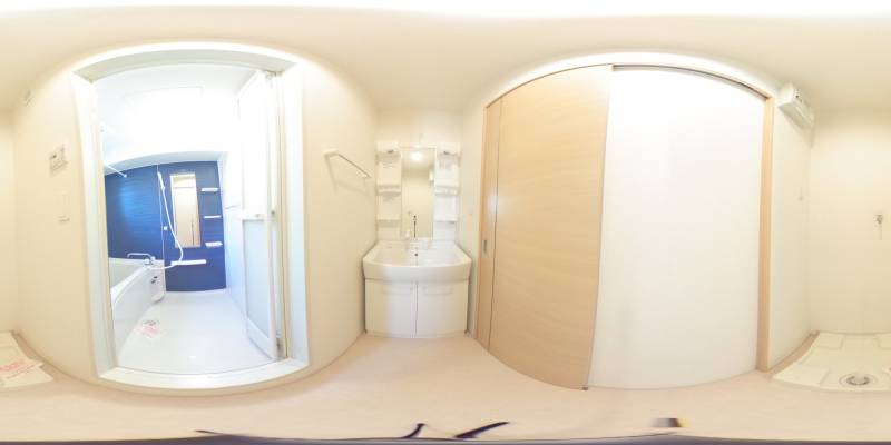 パノラマ画像洗面所