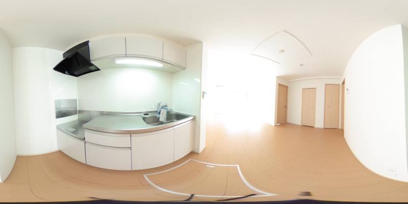 パノラマ画像キッチン